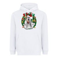 White ghost dead inside but it’s christmas boojee Heavyweight Hoodie - Zillion Design Studio