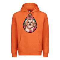 Carrot shih tzu teardrop earrings Premium Hoodie - Artiststas