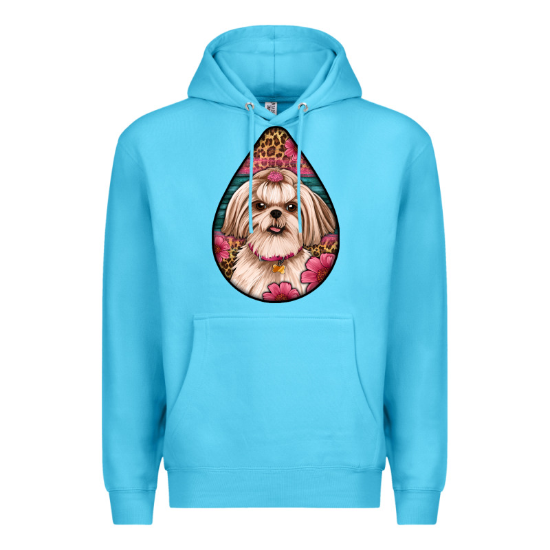 Shih Tzu Teardrop Earrings Premium Hoodie by Artiststas | Teevron