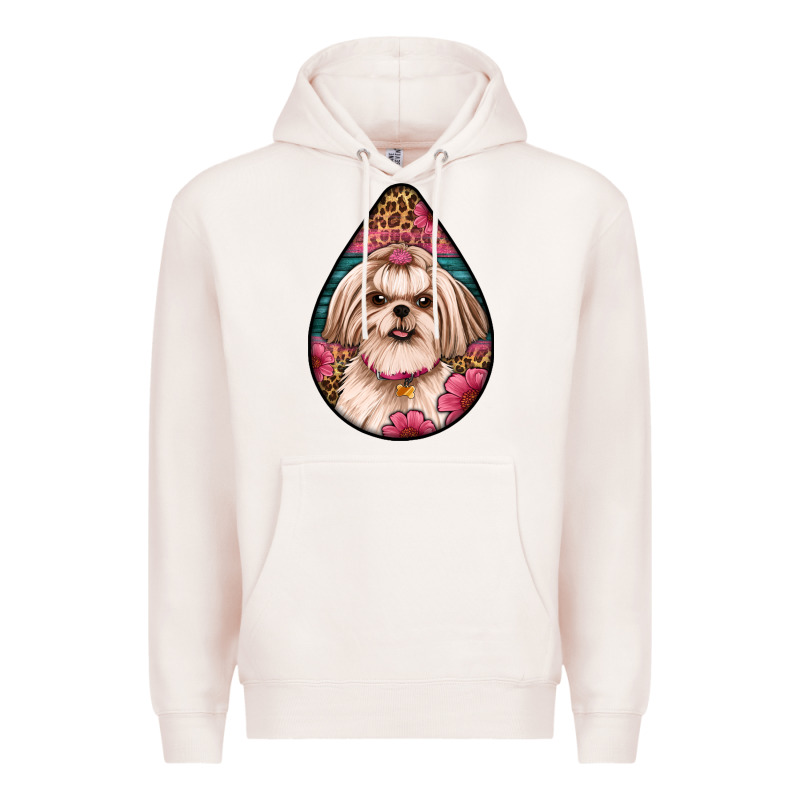 Shih Tzu Teardrop Earrings Premium Hoodie by Artiststas | Teevron