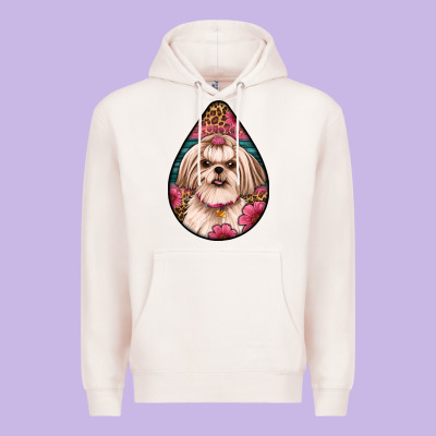 Shih Tzu Teardrop Earrings Premium Hoodie Designed By Artiststas