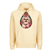 Pina Colada shih tzu teardrop earrings Premium Hoodie - Artiststas