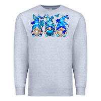 Heather Grey autism gnomes Premium Sweatshirt - Zillion Design Studio