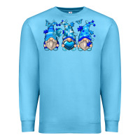 Ocean Blue autism gnomes Premium Sweatshirt - Zillion Design Studio