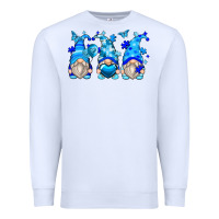 White autism gnomes Premium Sweatshirt - Zillion Design Studio