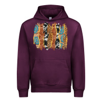 Mauve Wine western brushstrokes Urban Hoodie - AdoDesignShop