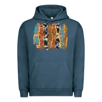 Pigment Midnight Navy western brushstrokes Urban Hoodie - AdoDesignShop