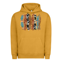 Pigment Peanut Butter western brushstrokes Urban Hoodie - AdoDesignShop