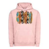 Pigment Salmon western brushstrokes Urban Hoodie - AdoDesignShop
