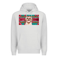 Dove Grey shih tzu license plate Premium Hoodie - Artiststas