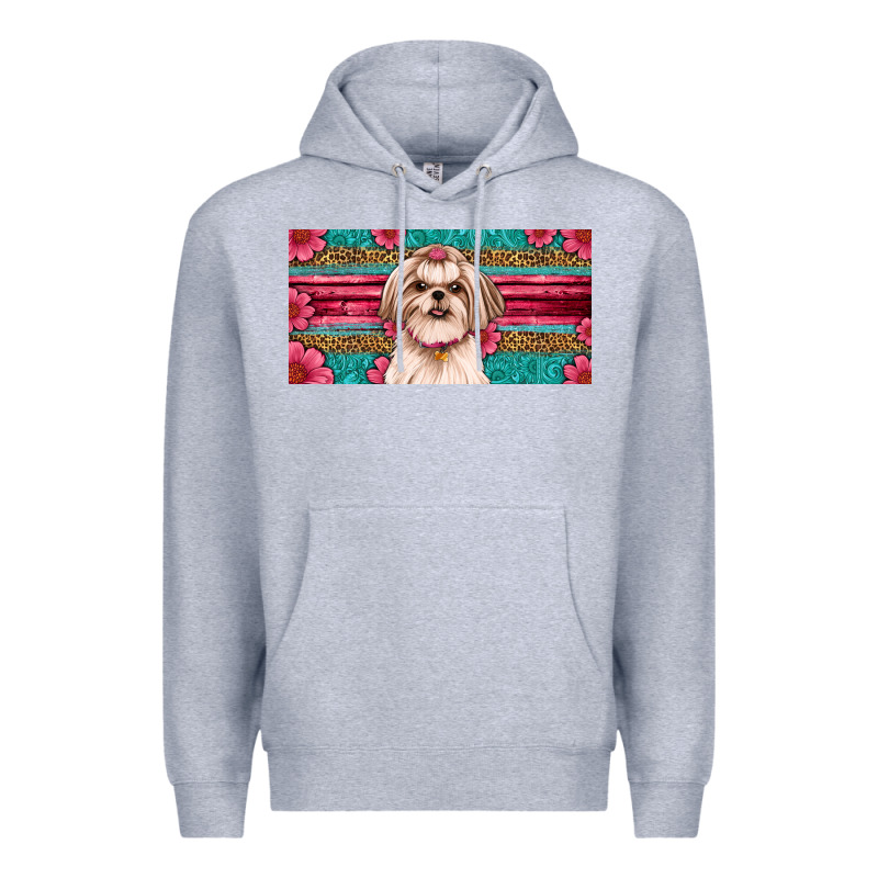 Shih Tzu License Plate Premium Hoodie by Artiststas | Teevron