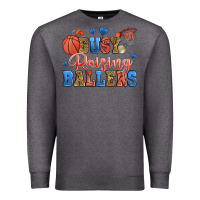 Charcoal Heather busy raising ballers basketball Premium Sweatshirt - Zillion Design Studio