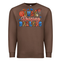 Chestnut busy raising ballers basketball Premium Sweatshirt - Zillion Design Studio