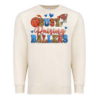 Sandshell busy raising ballers basketball Premium Sweatshirt - Zillion Design Studio