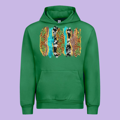 Western Brushstrokes Urban Hoodie Designed By Adodesignshop