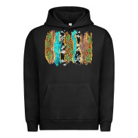 Pigment Black western brushstrokes Urban Hoodie - AdoDesignShop