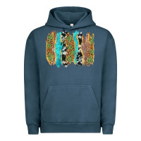 Pigment Midnight Navy western brushstrokes Urban Hoodie - AdoDesignShop