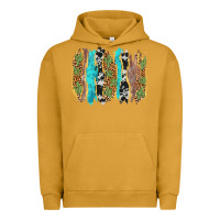 Pigment Peanut Butter western brushstrokes Urban Hoodie - AdoDesignShop