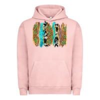Pigment Salmon western brushstrokes Urban Hoodie - AdoDesignShop