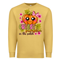 Antique Gold Cutest Pumpkin In The Patch Premium Sweatshirt - texasbilliewilder