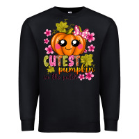 Black Cutest Pumpkin In The Patch Premium Sweatshirt - texasbilliewilder