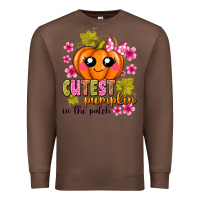 Chestnut Cutest Pumpkin In The Patch Premium Sweatshirt - texasbilliewilder