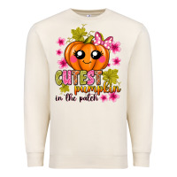 Sandshell Cutest Pumpkin In The Patch Premium Sweatshirt - texasbilliewilder