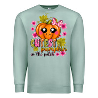 Seafoam Cutest Pumpkin In The Patch Premium Sweatshirt - texasbilliewilder