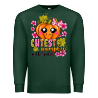 Sports Green Cutest Pumpkin In The Patch Premium Sweatshirt - texasbilliewilder