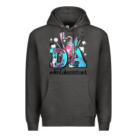 Charcoal Heather da dental assistant Premium Hoodie - AdoDesignShop