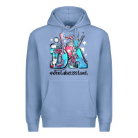 Colony Blue da dental assistant Premium Hoodie - AdoDesignShop