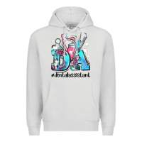Dove Grey da dental assistant Premium Hoodie - AdoDesignShop