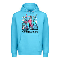Ocean Blue da dental assistant Premium Hoodie - AdoDesignShop