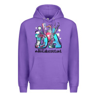 Purple da dental assistant Premium Hoodie - AdoDesignShop