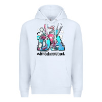 White da dental assistant Premium Hoodie - AdoDesignShop