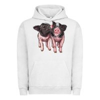 Pigment Lunar Rock cute baby pigs Urban Hoodie - Artiststas