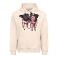 Sandshell cute baby pigs Urban Hoodie - Artiststas