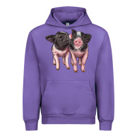 Tulip cute baby pigs Urban Hoodie - Artiststas