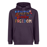 Plum faith family freedom Heavyweight Hoodie - texasbilliewilder