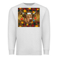 Oatmeal Heather christmas highland cow tumbler Premium Sweatshirt - RanaPortraitStore