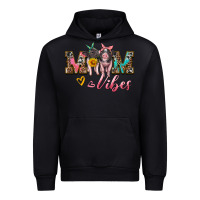 Black mom vibes baby pigs Urban Hoodie - Artiststas