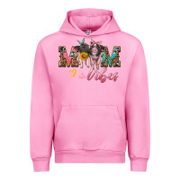 Fuchsia Pink mom vibes baby pigs Urban Hoodie - Artiststas