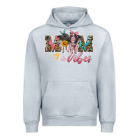 Heather Grey mom vibes baby pigs Urban Hoodie - Artiststas