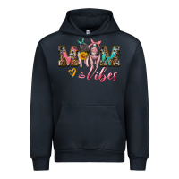 Navy mom vibes baby pigs Urban Hoodie - Artiststas
