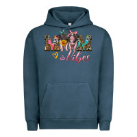 Pigment Midnight Navy mom vibes baby pigs Urban Hoodie - Artiststas