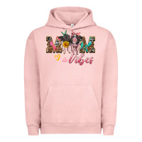 Pigment Salmon mom vibes baby pigs Urban Hoodie - Artiststas