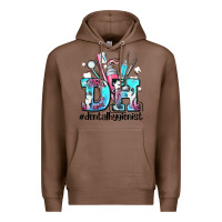 Chestnut d h dental hygienist Premium Hoodie - AdoDesignShop