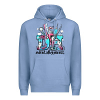 Colony Blue d h dental hygienist Premium Hoodie - AdoDesignShop