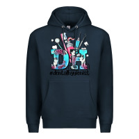 Navy d h dental hygienist Premium Hoodie - AdoDesignShop