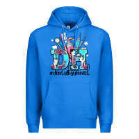 True Royal d h dental hygienist Premium Hoodie - AdoDesignShop